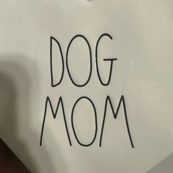 Rae Dunn Dog Mom Heart Sculpture - Picture 5 of 7